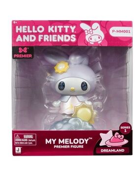 Sanrio My Melody Figure - Lavender, Gold & Silver